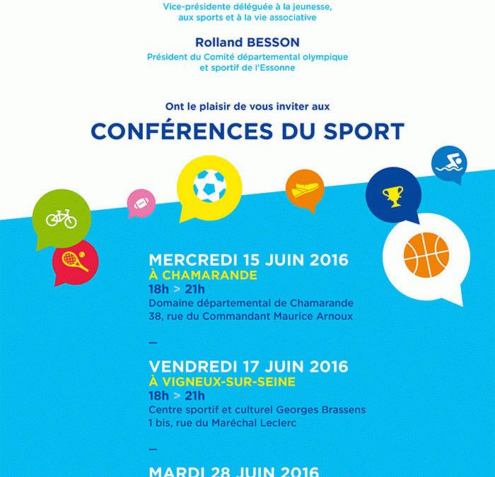 Les conférences du sport en Essonne